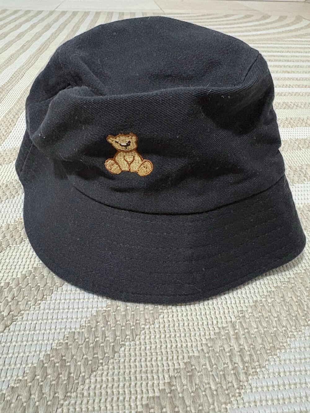 Teddy Bear Black Bucket Hat
